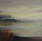 Leaving Achill, oil on canvas, 60 x 60cm